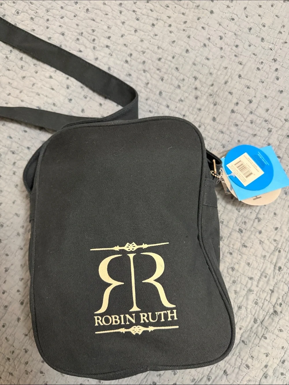 Robin Ruth Navy Blue 'Island of Aloha' Crossbody Bag